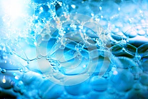 Detergent bubbles, bubble closeup background image