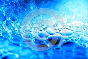 Detergent bubbles, bubble closeup background image