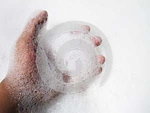 Detergent bubbles