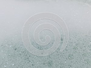 Detergent foam bubble soap shampoo background texture