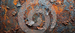 Deteriorated Rusted Metal Surface