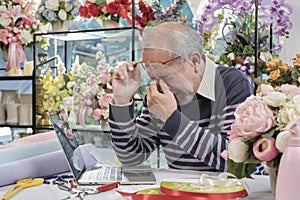 Deteriorating health and the work of the elderly in businesses.