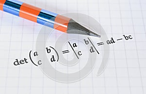 Determinant of a matrix