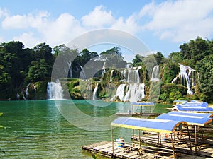 Detian waterfall on border