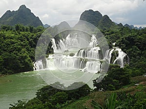 Detian waterfall China