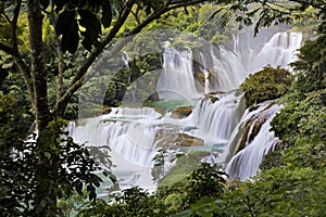 Detian Waterfalls in China, also known as Ban Gioc in Vietnam