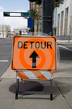 Detour Sign photo