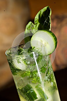 Detox Cucumber and mint drink