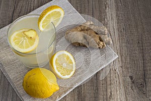 Detox Lemon and Ginger Drink