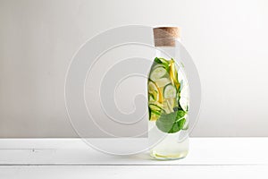 Detox Sassy water with lemon, cucumber, mint, ginger