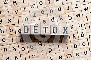 DETOX word concept