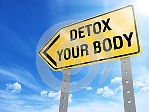 Detox your body sign