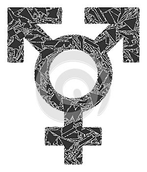 Detritus Mosaic Polyandry Sex Symbol Icon