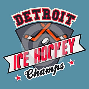 Detroit ice hockey champs