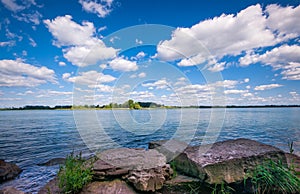 Detroit River shoreline