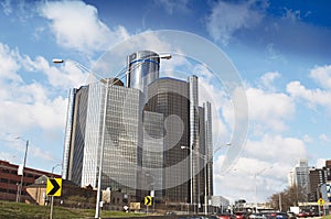 Detroit's Renaissance Center in Downtown Detroit