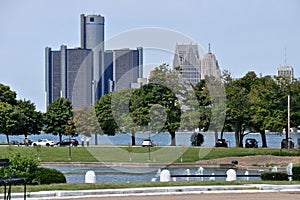 Detroit Skyline from Belle Isle