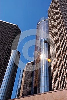 Detroit skyscrapers