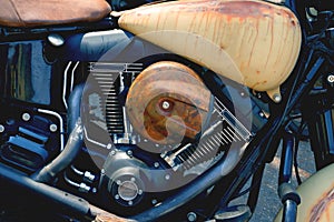 Motore di motocicletta photo