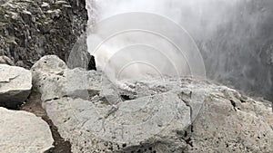 Dettifoss waterfalls in summer season, Iceland