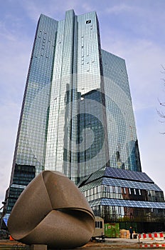 Deutsche Bank Skyscrapers in Frankurt photo