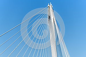 The Deux-Rives footbridge between Germany and France in Kehl and Strasbourg, a symbol of cross-border cooperation