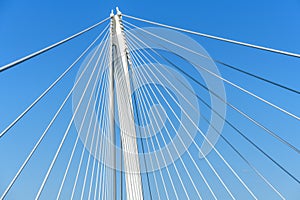 The Deux-Rives footbridge between Germany and France in Kehl and Strasbourg, a symbol of cross-border cooperation