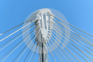 The Deux-Rives footbridge between Germany and France in Kehl and Strasbourg, a symbol of cross-border cooperation