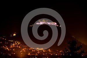 Deva citadel by night