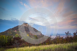 Deva citadel at the sunset