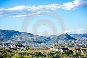 Deva city landscape