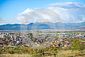 Deva city landscape