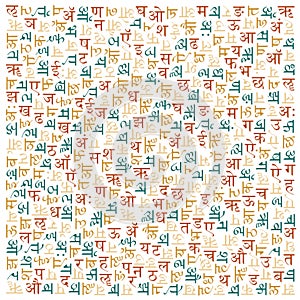 Devanagari pattern background