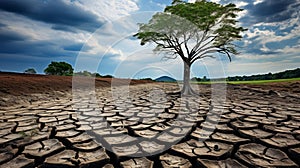 The Devastating Impact of Climate Change. Desiccation and Desertification of Earths Landscapes.