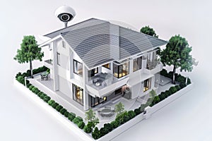 Develop a robust home security system using CCTV and digital cameras with real-time surveillance and protective measures.
