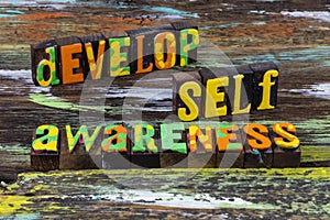 Develop self awareness personal success positive growth development