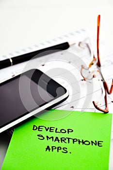 Develop smartphone apps