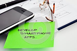Develop smartphone apps