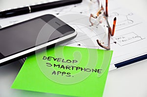 Develop smartphone apps photo