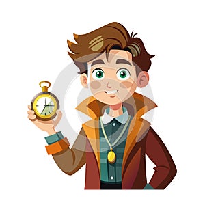 Develop a Whimsical Young Time Traveler