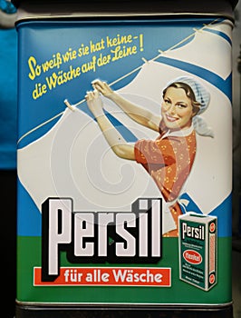 Vintage Tin of Persil Laundry Soap