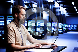 Developer mock up tablet server checkup