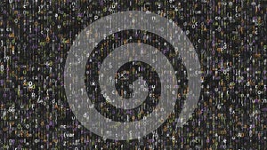 Developer Programming Code.Javascript Abstract Computer Script -