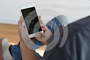 Developer Team Working Laptop Computer Mobile Application Softwareand Web Design Online Technology Content script to display