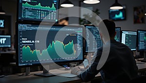 developer working late on new