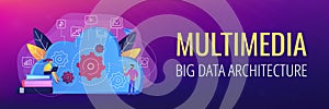 Big data architecture header banner.