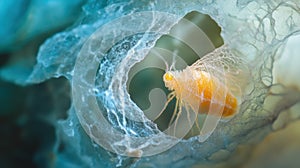 Developing Butterfly Embryo in Chrysalid