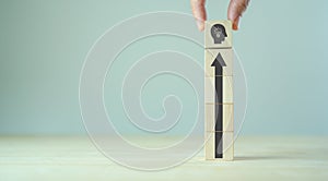 Developing creative thinking skills concept. New ideas, creativity and innovative solution.