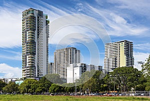 Developing Darwin skyline as new highrise apartment blocks spring up