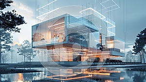 Developing futuristic building architecture systems utilizing artificial intelligence and IoT for constructing AI